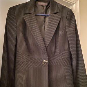 Pinstriped Liz Claiborne blazer